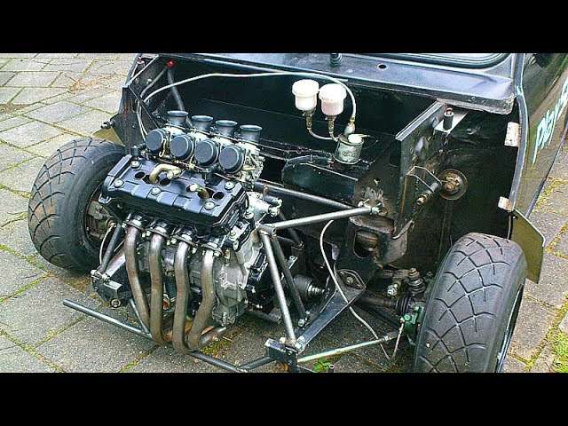 Автомобиль с двигателем от мотороллера