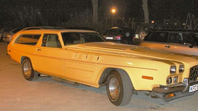 Автомобиль с самолётным двигателем