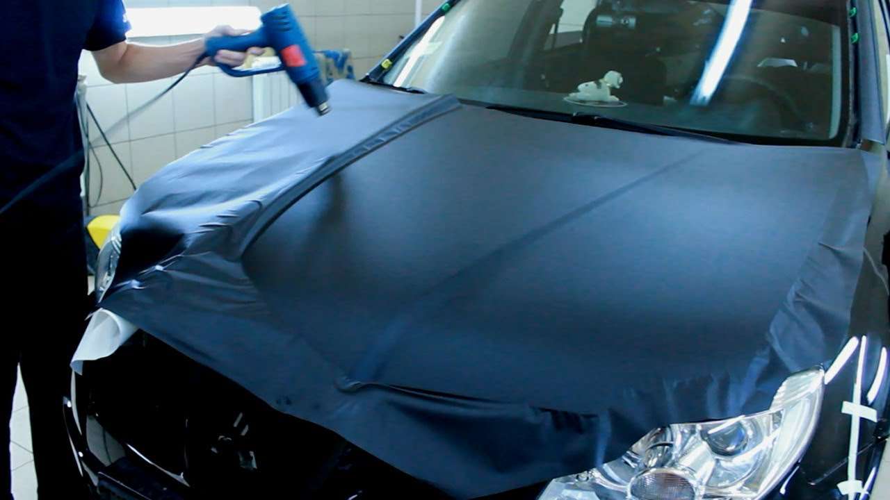 Как правильно клеить пленку на кузов автомобиля видео