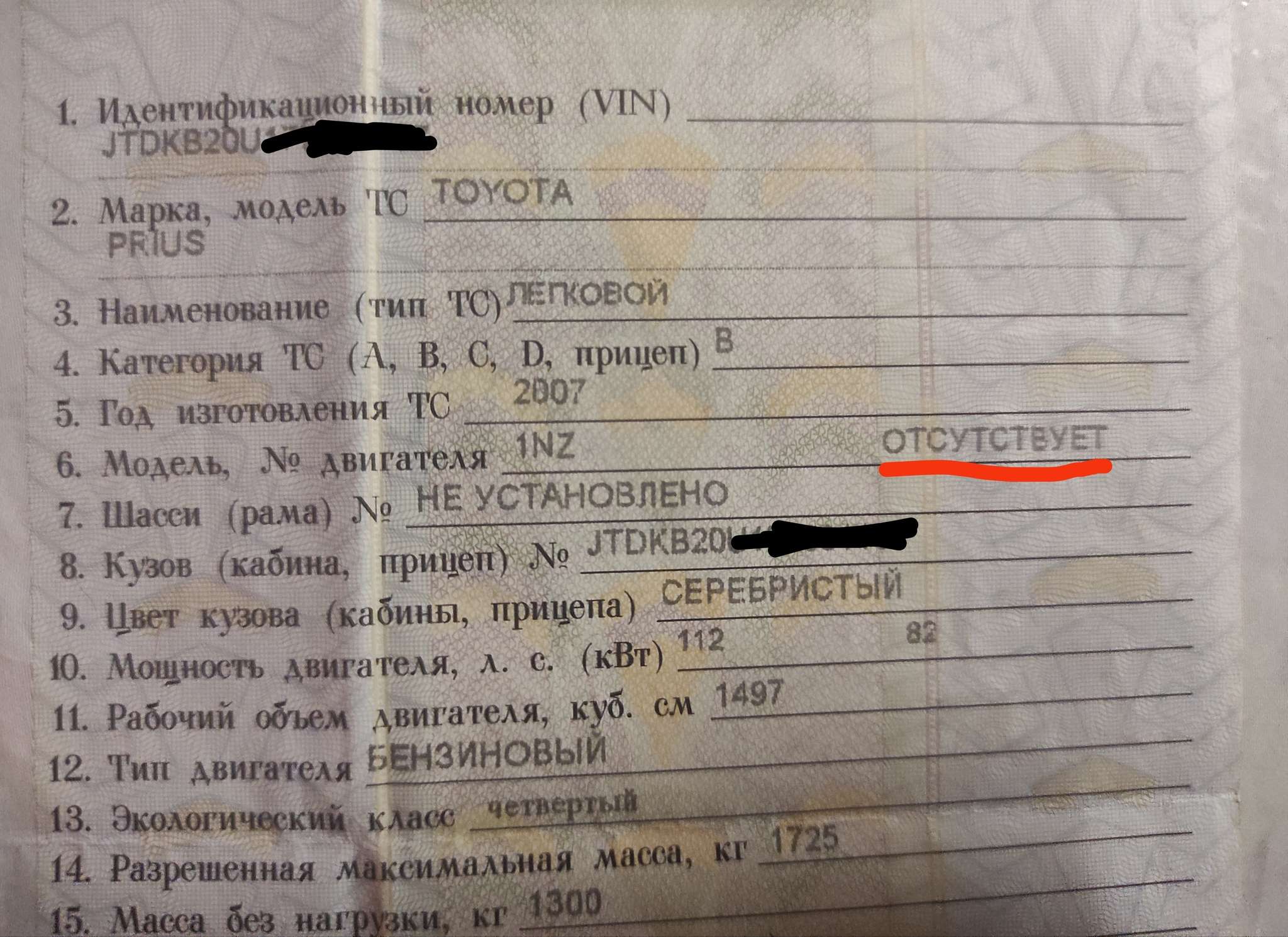 Номер двигателя в ПТС: современная практика и необходимость