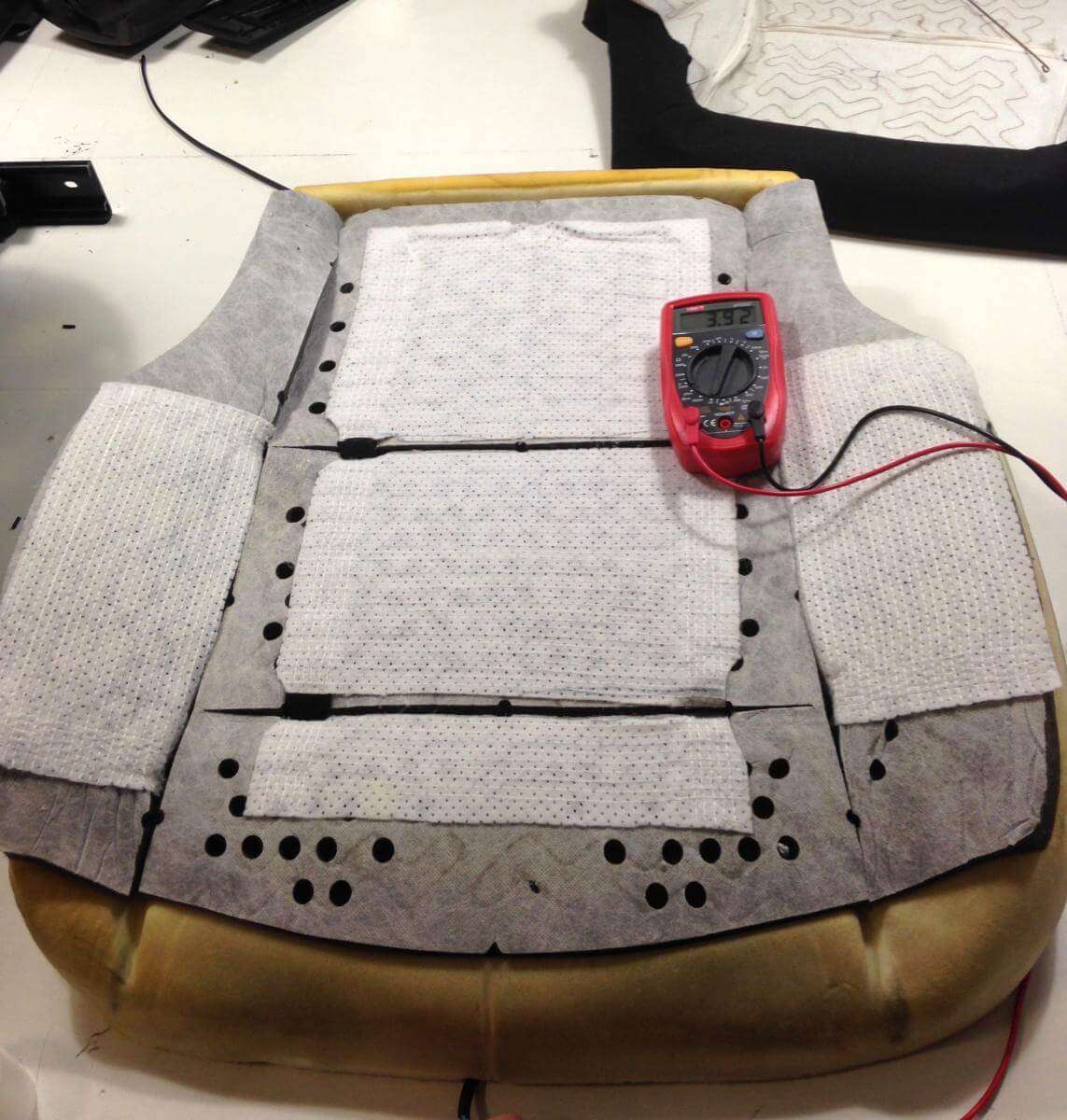 Подогрев на сиденья автомобиля ремонт