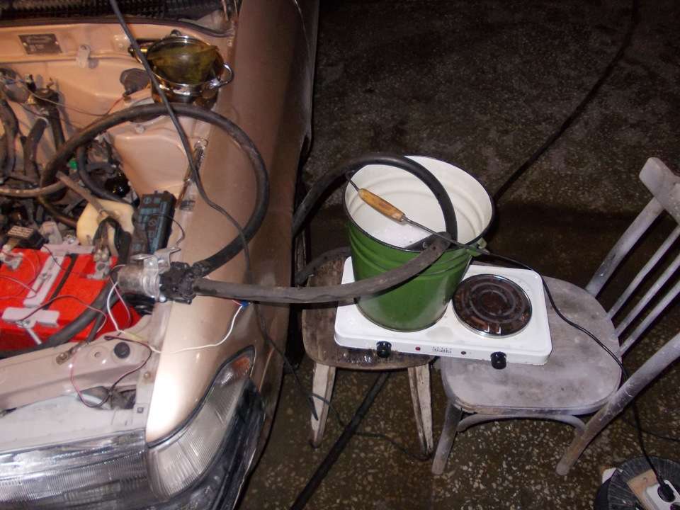 Промывка отопителя салона автомобиля без снятия