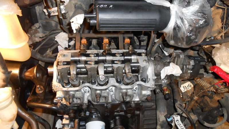 Ремонт двигателя автомобиля Матиз 2007г на двигатель