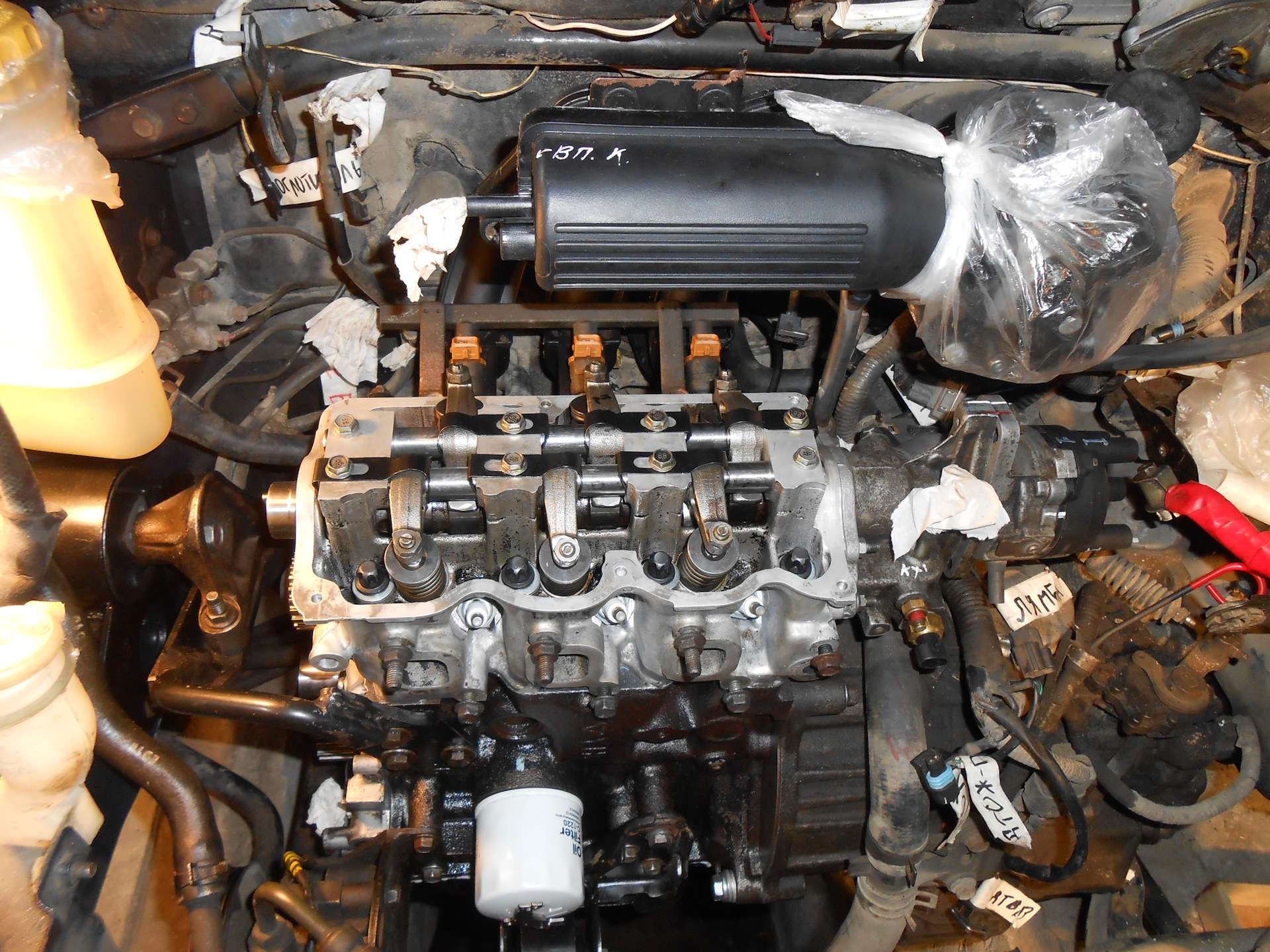 Ремонт двигателя автомобиля Матиз 2007г на двигатель