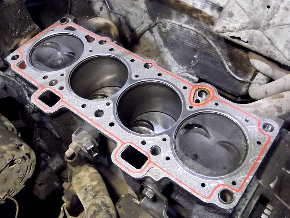 Ремонт двигателя: замена прокладки головки блока цилиндров