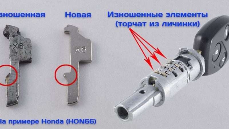 Ремонт замка по ключу для автомобиля
