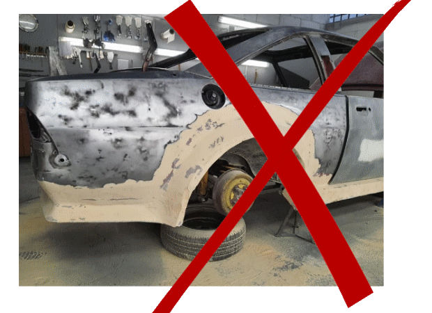 Ремонт кузова автомобиля припоем