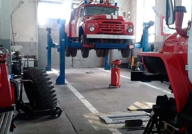 Техническое обслуживание и ремонт пожарного автомобиля