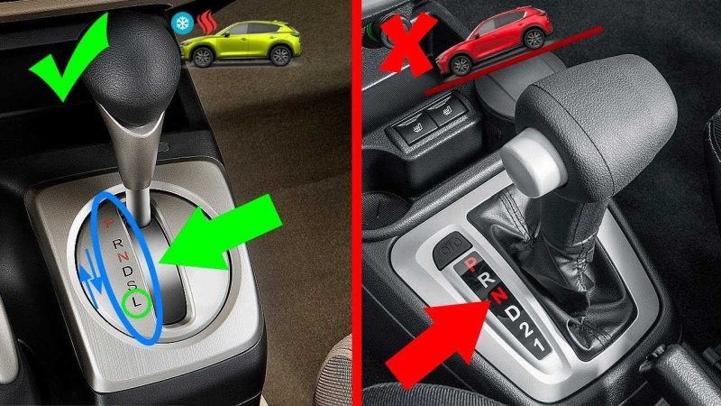 Начало движения на автомобилях с АКПП