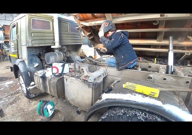 Ремонт подрамника грузового автомобиля