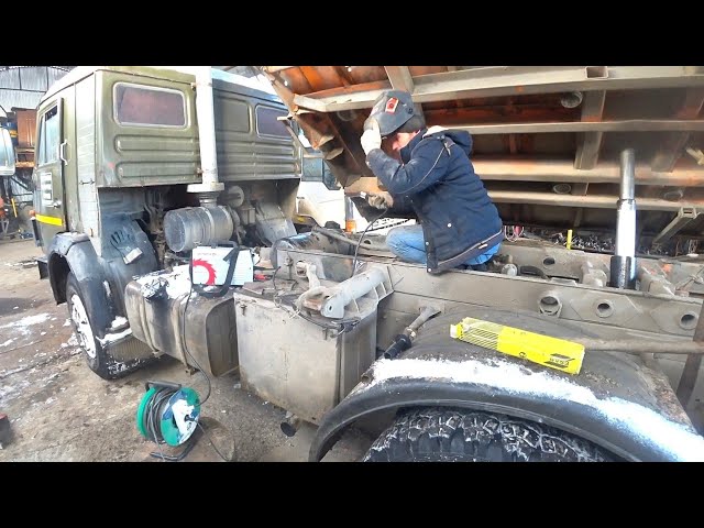 Ремонт подрамника грузового автомобиля